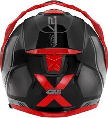 GIVI / ジビ Flip-up helmet X.27 TOURER GRAPHIC Black/Red, Size 58/M | HX27RTRBR58