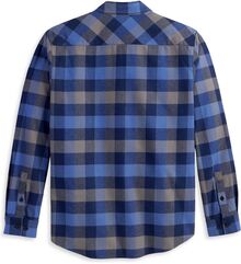 Harley-Davidson Shirt-Woven, Blue Plaid | 96118-23VM