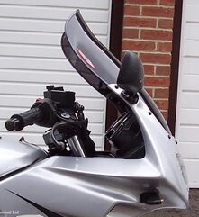Powerbronze / パワーブロンズ フリップスクリーン フロストサファイヤ ブルー KAWASAKI GPZ500S, 87-93 | 420-K105-018
