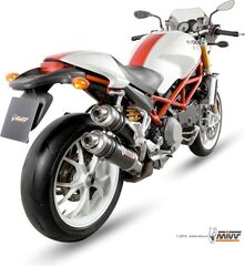 MIVV / ミヴ -SPORT GP- スリップオン カーボン 2本出し for DUCATI MONSTER S4RS (06-) | D.020.L2S