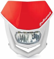 POLISPORT HALO LED HEADLIGHT ECE APPROVED RED/WHITE | 8667100006