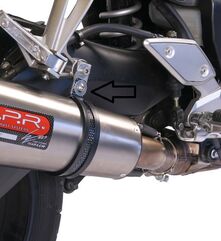 GPR / ジーピーアール Original For Yamaha Fz.1-Fazer 2006/14 Homologated スリッポンエキゾースト Catalized M3 Inox | CAT.83.M3.INOX