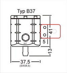 GSGモトテクニック ブレーキオイルリザーバー リア Triumph Speed Triple 1200 / RS / RR (PB01) (2021 -) | 3999-B37-T38