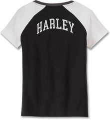 Harley-Davidson Tee-Knit, Colorblock-Design-Black Beauty | 97475-23VW