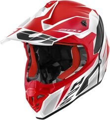 GIVI / ジビ Off-Road Helmet 60.1 INVERT Red/White/Black, Size 56/S | H601FNVBR56