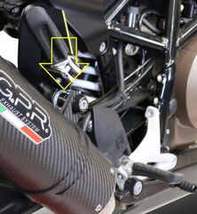 GPR / ジーピーアール Original For Husqvarna Svartpilen 701 2018/20 E4 Homologated スリッポンエキゾースト Furore Evo4 Nero | E4.HU.43.FNE4