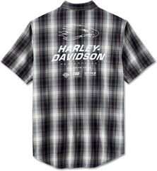 Harley-Davidson Shirt-Woven, Black Plaid | 96091-24VM
