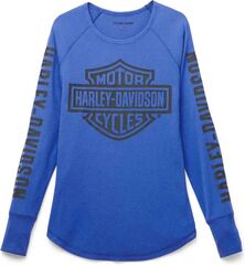 Harley-Davidson Tee-Knit, Gray Blue | 96653-22VW