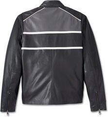 Harley-Davidson Men'S Factory Leather Jacket, Black Beauty | 97000-24VM