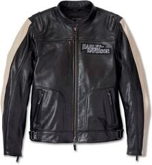 Harley-Davidson Men'S Enduro Screamin' Eagle Leather Jacket, Black Beauty | 97014-24EM