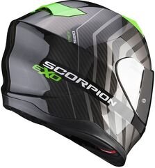 Scorpion / スコーピオン Exo フルフェイスヘルメット 520 Air Shade ブラックグリーン | 72-350-69
