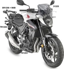 GIVI / ジビ ソフトサイドバッグ用スペーサーリムーブ-X Honda CB750 Hornet (23-24), CB500 Hornet (24) | TR1206