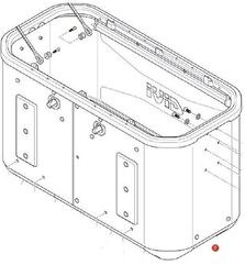 Givi / ジビ ケース ボトム DLM36 右側 | ZDLM36ARFM