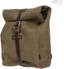 Unitgarage / ユニットガレージ Gobi Waxed suede side pannier, MossGrey | U036-MossGrey