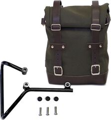 Unit Garage SIDE PANNIER CANVAS + SUBFRAME HUSQVARNA SVARTPILEN 701, Green-Brown | U001-3002-Green-Brown