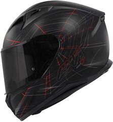GIVI / ジビ Full face helmet 50.7 PHOBIA Matte Black/Red, Size 54/XS | H507FPHBR54