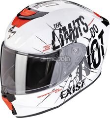 スコーピオン フルフェイスヘルメット Exo-Jnr Boum ブラック-ホワイト | 120-436-63