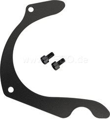 Kedo aluminum Chain Guide (Case Saver), black powder coated, including black anodized aluminum bolts. | 40720