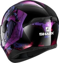 Shark / シャーク フルフェイスヘルメット D-SKWAL 2 ATRAXX ブラック バイオレット Glitter/KVX | HE4058KVX