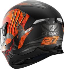 Shark / シャーク フルフェイスヘルメット SKWAL 2 IKER LECUONA Mat ブラック オレンジ シルバー/KOS | HE4965KOS