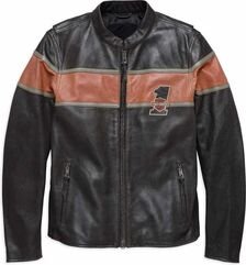 Harley-Davidson Victory Lane Leather Jacket, Black | 98027-18EM