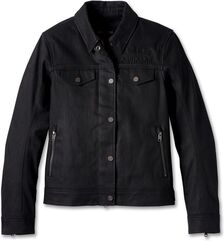 Harley-Davidson Women'S Layering System Trucker Riding Jacket, Black | 98142-23VW