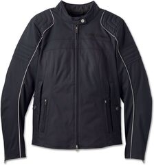 Harley-Davidson Jacket-Hybrid,Triple Vent,Text, Black | 98145-23EW