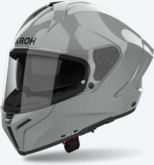 Airoh フルフェイス ヘルメット マトリックス カラー、セメント グレー グロス | MX98 / AI47A1311111C