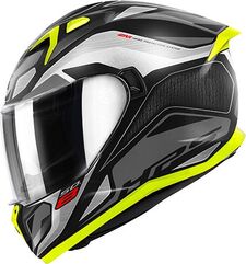GIVI / ジビ 50.8 BRAVE, Matt Black / Titanium / Yellow, Size XXL | H508FBVBY63