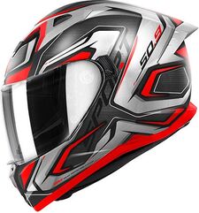 GIVI / ジビ 50.9 ATOMIC, Matt Black / Silver / Red, Size M | H509FATBR58