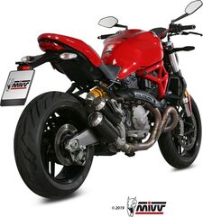 MIVV / ミヴ SPORT M3 2 SLIP-ON Muffler CARBON for DUCATI MONSTER 1200 2017 NOT approved | D.042.SM3C