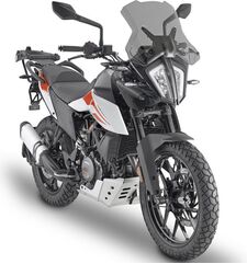 GIVI / ジビ Windscreen for KTM 390/790/890 Adventure, color light smoke, HxW 35x46 cm, D7711KIT fitting kit required to install | 7710D