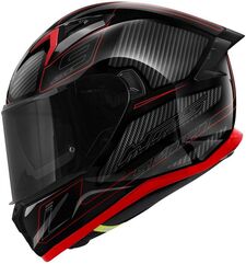 GIVI / ジビ Full face helmet 50.9 ENIGMA Black/Titanium/Red, Size 63/XXL | H509FNGBR63