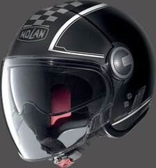 Nolan / ノーラン ジェット ヘルメット N21 VISOR AMARCORD, Black White