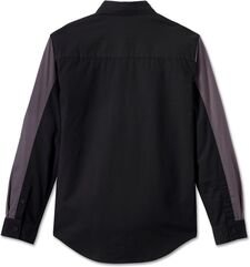 Harley-Davidson Shirt-Woven, Colorblock-Design-Black Beauty | 96226-24VM