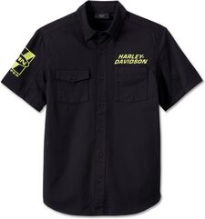 Harley-Davidson Shirt-Woven, Black Beauty | 96231-24VM