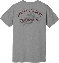 Harley-Davidson Winged Tee For Men, Light Gray Heather | 96355-23VM