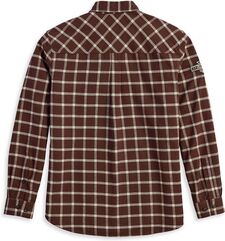 Harley-Davidson Shirt-Woven, Brown Plaid | 96374-23VM