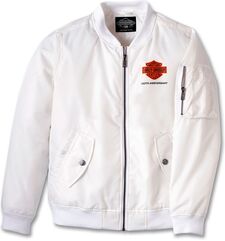 Harley-Davidson Jacket-120Th,Bomber,Woven, Bright White | 97532-23VW