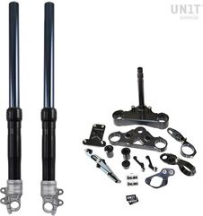 Unitgarage / ユニットガレージ Kit front fork Ohlins Triumph (2015-2016), BLACK | 1016_BLACK