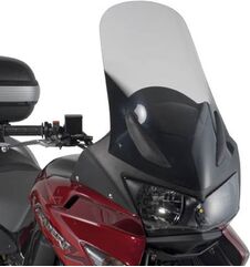 GIVI / ジビ Windscreen for Honda Varadero 1000 03-12, color clear, dim. HxW 60x48 cm, 9 cm higher than oe | D300ST