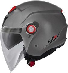 GIVI / ジビ Jet helmet 12.5 SOLID COLOR Matte Titanium, Size 61/XL | H125BG76861