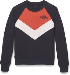 Harley-Davidson Sweatshirt-Knit, Colorblock-Design | 96597-22VW