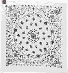 Harley-Davidson American Heritage Oversized Bandana For Women, Bright White | 97696-22VX