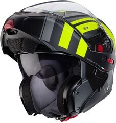 CABERG HORUS X ロード ヘルメット ブラック イエロー フルオ | C0JD60L1