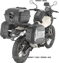 GIVI / ジビ Monokey （モノキー） / Monolock （モノロック） トップケース用キャリア プレート無し - Royal Enfield Himalayan 450 (24) | SR9059