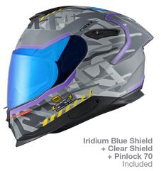NEXX Sport Helmet Y.100R URBANGRAM NARDO GREY MT, Size: XS | 01YR102409757