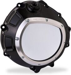 CNC Racing / シーエヌシーレーシング Clear clutch cover BMW - hydraulic control, Black/Silver | CA800BS