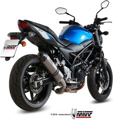 MIVV / ミヴOVAL スリップ オン チタン キャップ付き for SUZUKI SV 650 (2016) | S.045.L4C