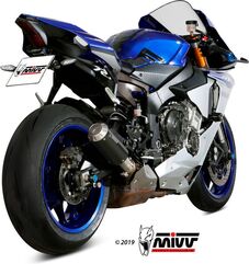 MIVV / ミヴ SPORT M3 SLIP-ON Muffler CARBON for YAMAHA YZF 1000 R1 2015 ECE approved (Euro3/Euro4) | Y.050.LM3C